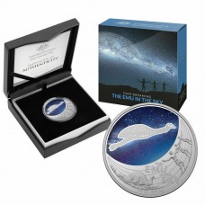 AUSTRALIA 2020 . ONE 1 DOLLAR . PROOF COIN . STAR DREAMING GUGURMIN . EMU IN THE SKY